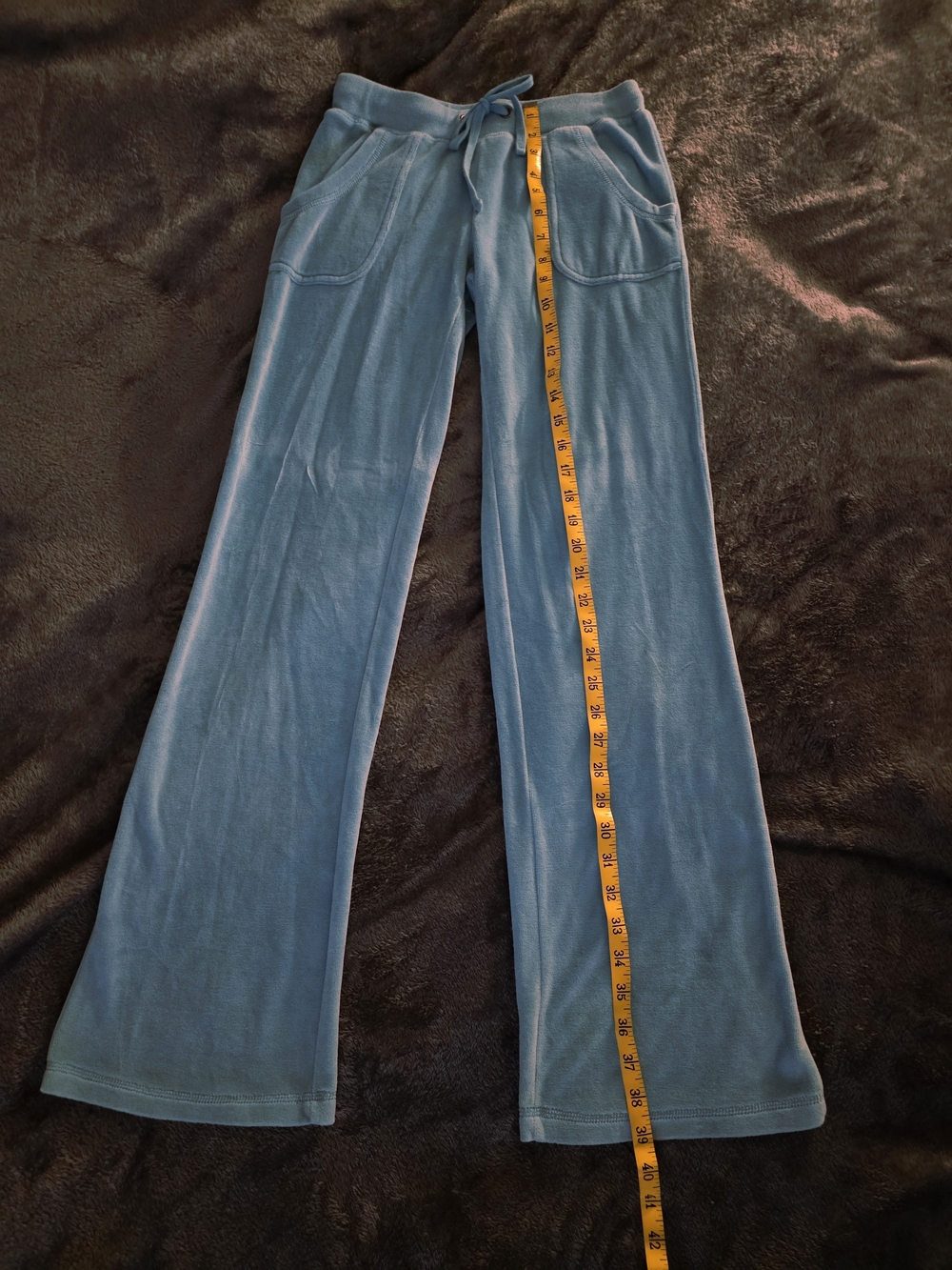 Velour Zip Hoodie & Jogger Set - Light Blue - Picture 4 of 9